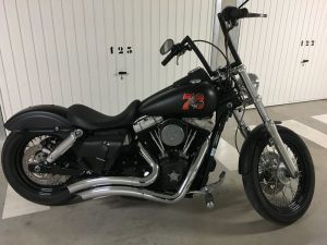 Sacoche Myleatherbikes Harley Dyna Street Bob_55